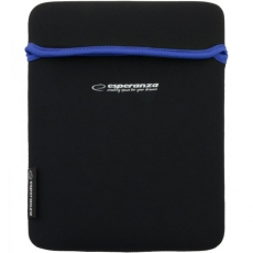 Esperanza neoprene 10.1" sleeve, black/blue