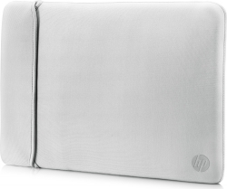 HP 14" Neoprene Reversible sleeve, black/silver