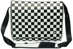 Pat Says Now Checker Flag carrying case 17" black/white
