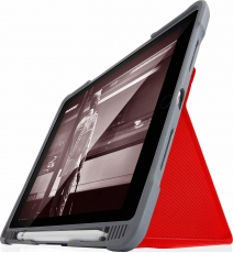 STM Dux Plus red/transparent, iPad 9.7" 5th/6th gen