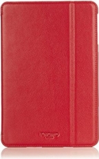 knomo Folio Hard Shell sleeve red for iPad mini