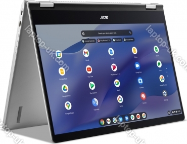 Acer Chromebook Spin 514 CP514-3HH-R4SQ, Sparkly Silver, Ryzen 3 5425C, 8GB RAM, 128GB Flash