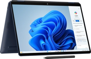 HP OmniBook Ultra Flip 14-fh0174ng, Atmospheric Blue, Core Ultra 7 258V, 32GB RAM, 2TB SSD