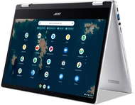 Acer Chromebook Spin 314 CP314-1HN-C07F, Sparkly Silver, Celeron N5100, 8GB RAM, 128GB Flash