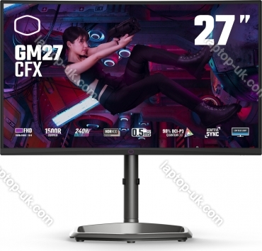 Cooler Master GM27-CFX Curved Gaming monitor, 27"