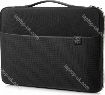 HP 17.3" Carry sleeve notebook cover, black/gold