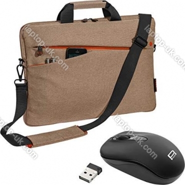 Pedea Fashion 15.6" Notebook case + mouse brown