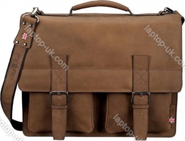 Pride and Soul Earl, Laptop bag 15.6" light brown