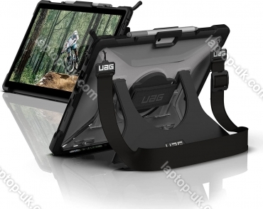 UAG Plasma Handstrap case Microsoft Surface Pro 8 ice black/transparent