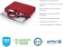 Dicota Eco Slim case Base 13-14.1" Notebook case red