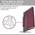 UAG Lucent Series case for Apple iPad Air 10.9" / iPad Pro 11" 2020, aubergine/Dusty Rose red/transparent
