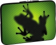 Pedea Design sleeve green frog 17.3"