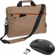 Pedea Fashion 15.6" Notebook case + mouse brown (SET010-66063017)
